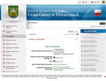 Tablet Screenshot of bip.gminadzwierzuty.pl